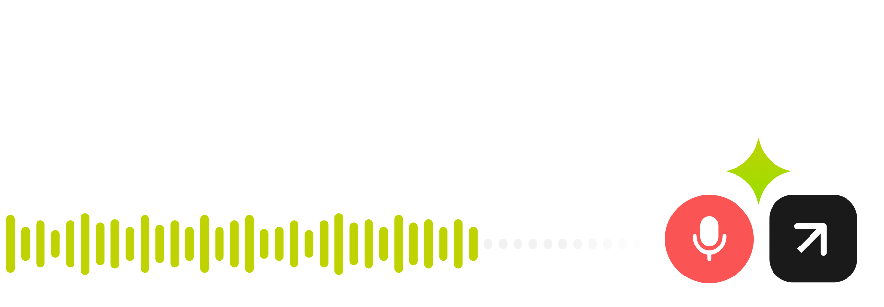 Voice command turning into a live campaign